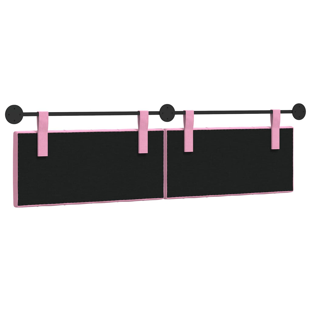 Hängendes Kopfteil Rosa Stoff