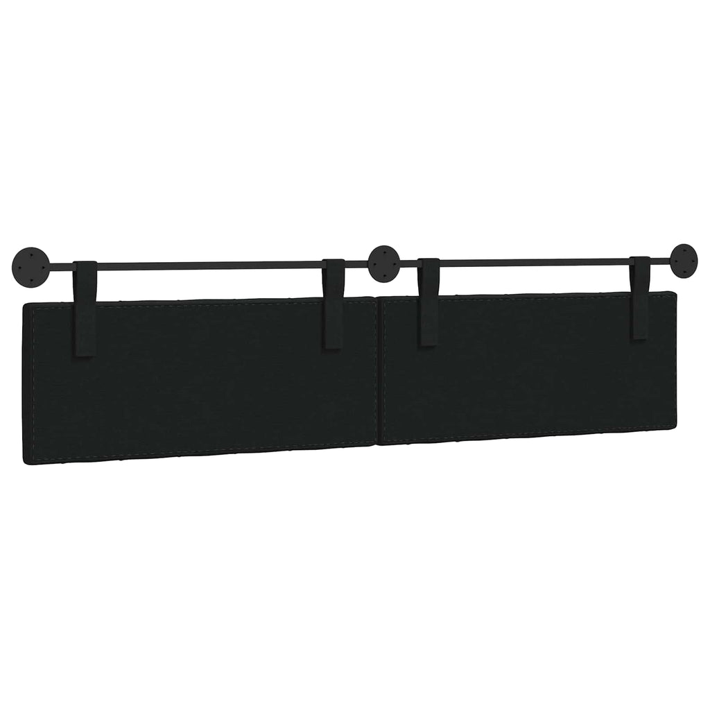 Hängendes Kopfteil Schwarz Stoff