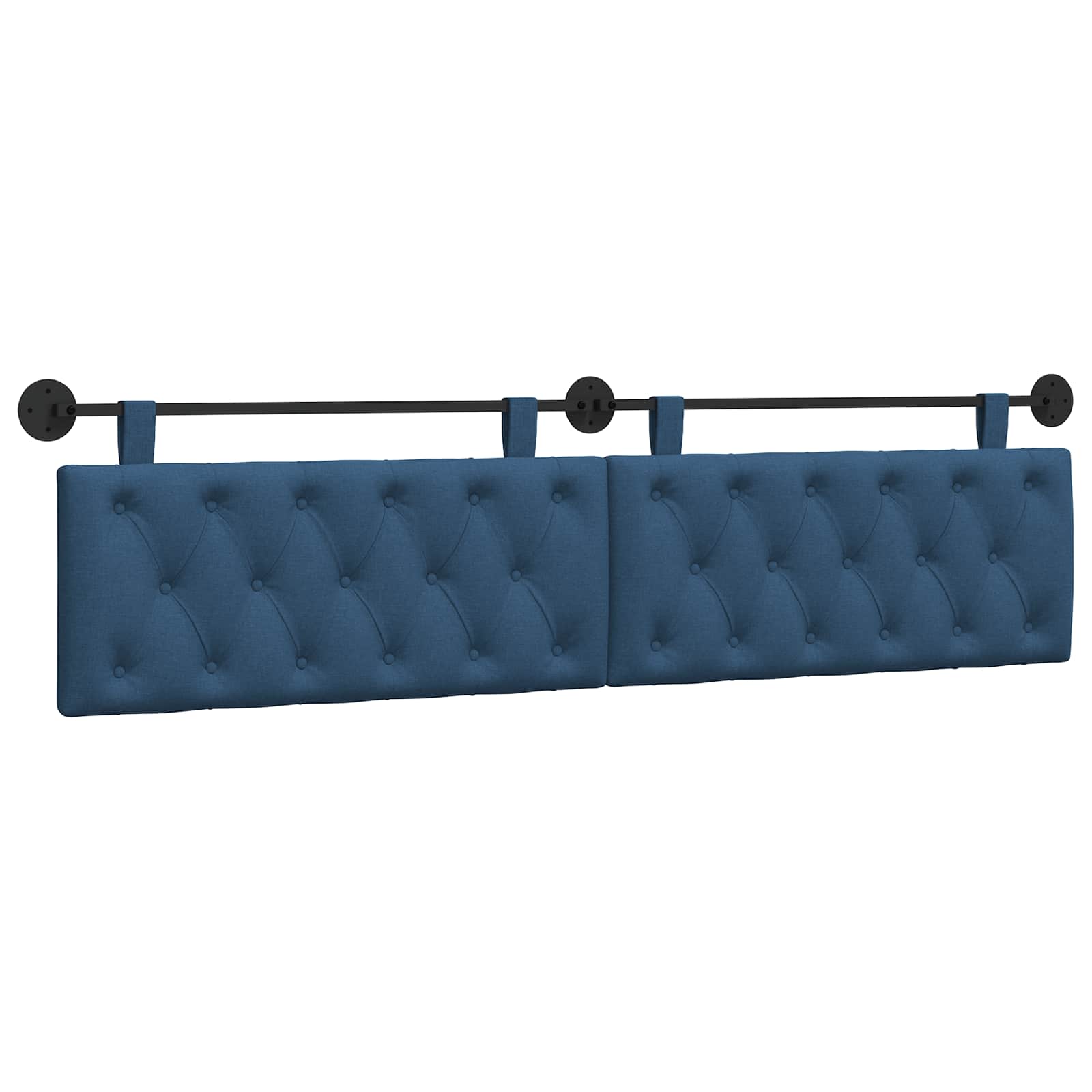 Hängendes Kopfteil Blau Stoff
