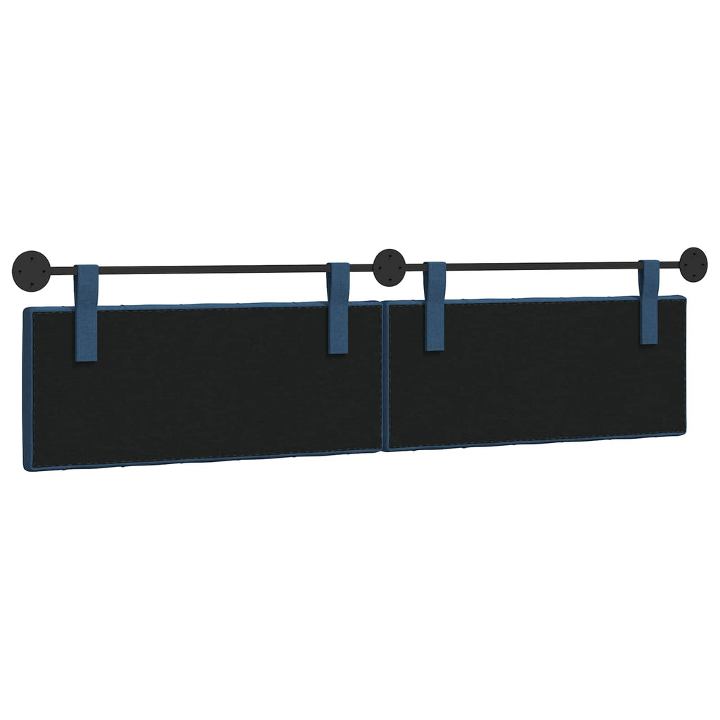 Hängendes Kopfteil Blau Stoff