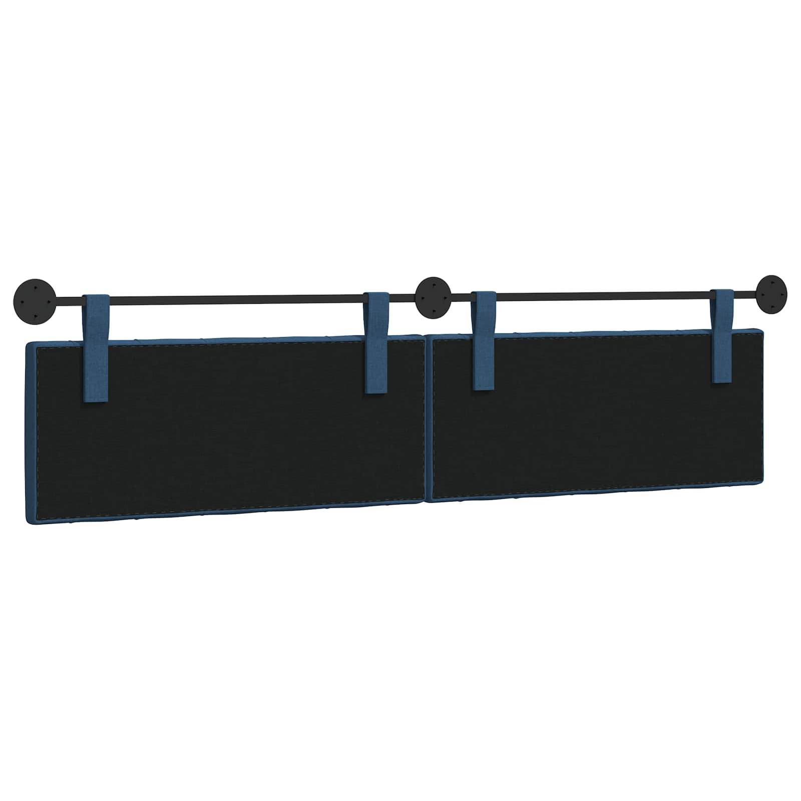 Hängendes Kopfteil Blau Stoff