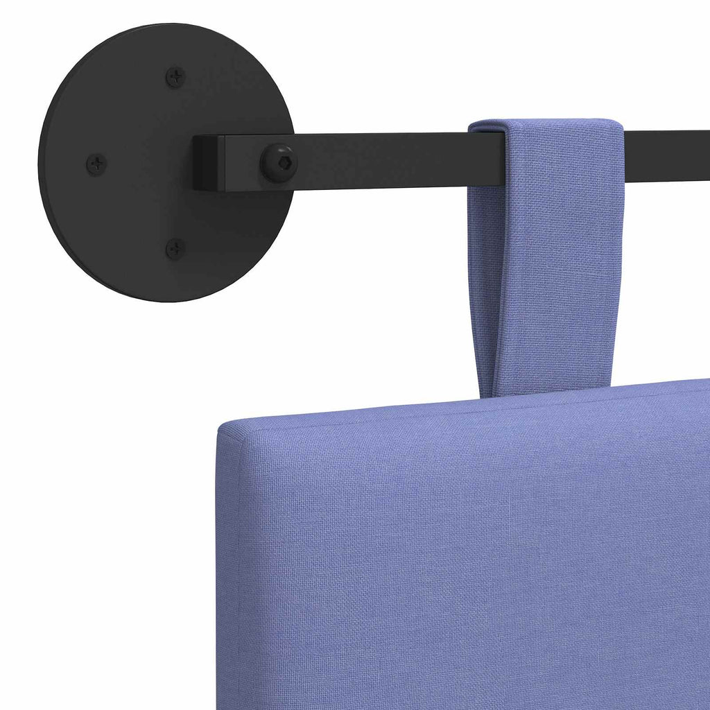 Hängendes Kopfteil Jeans blau Stoff