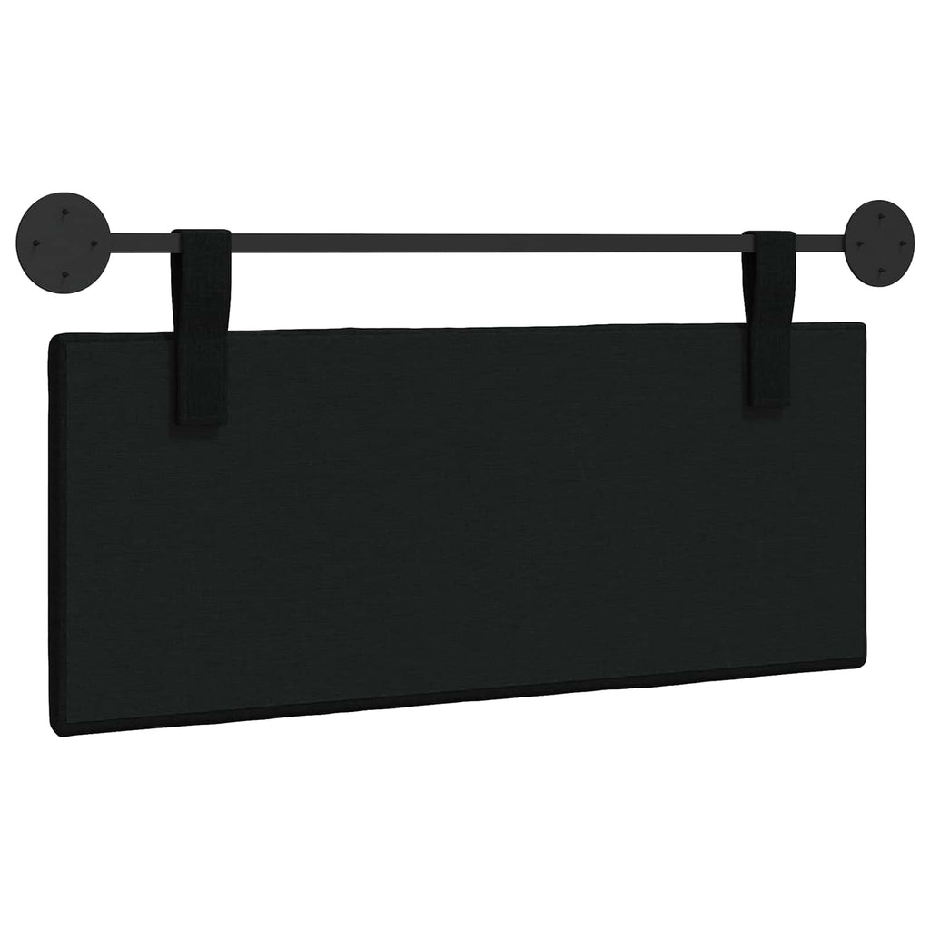 Hängendes Kopfteil Schwarz Stoff