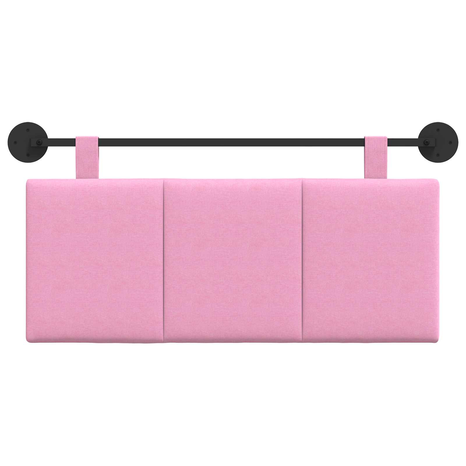 Hängendes Kopfteil Rosa Stoff