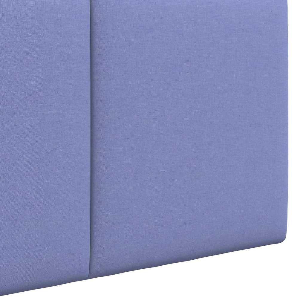 Hängendes Kopfteil Jeans blau Stoff