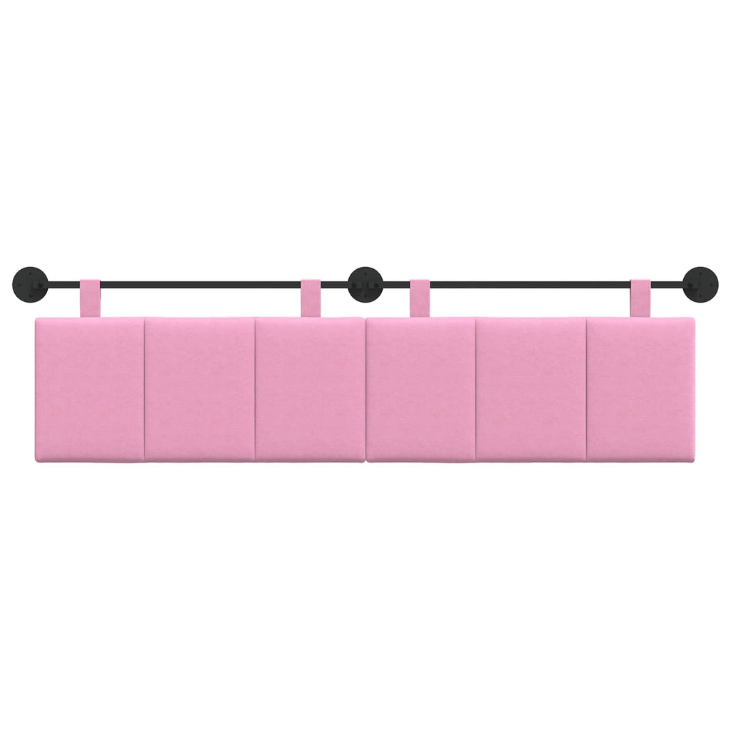 Hängendes Kopfteil Rosa Stoff