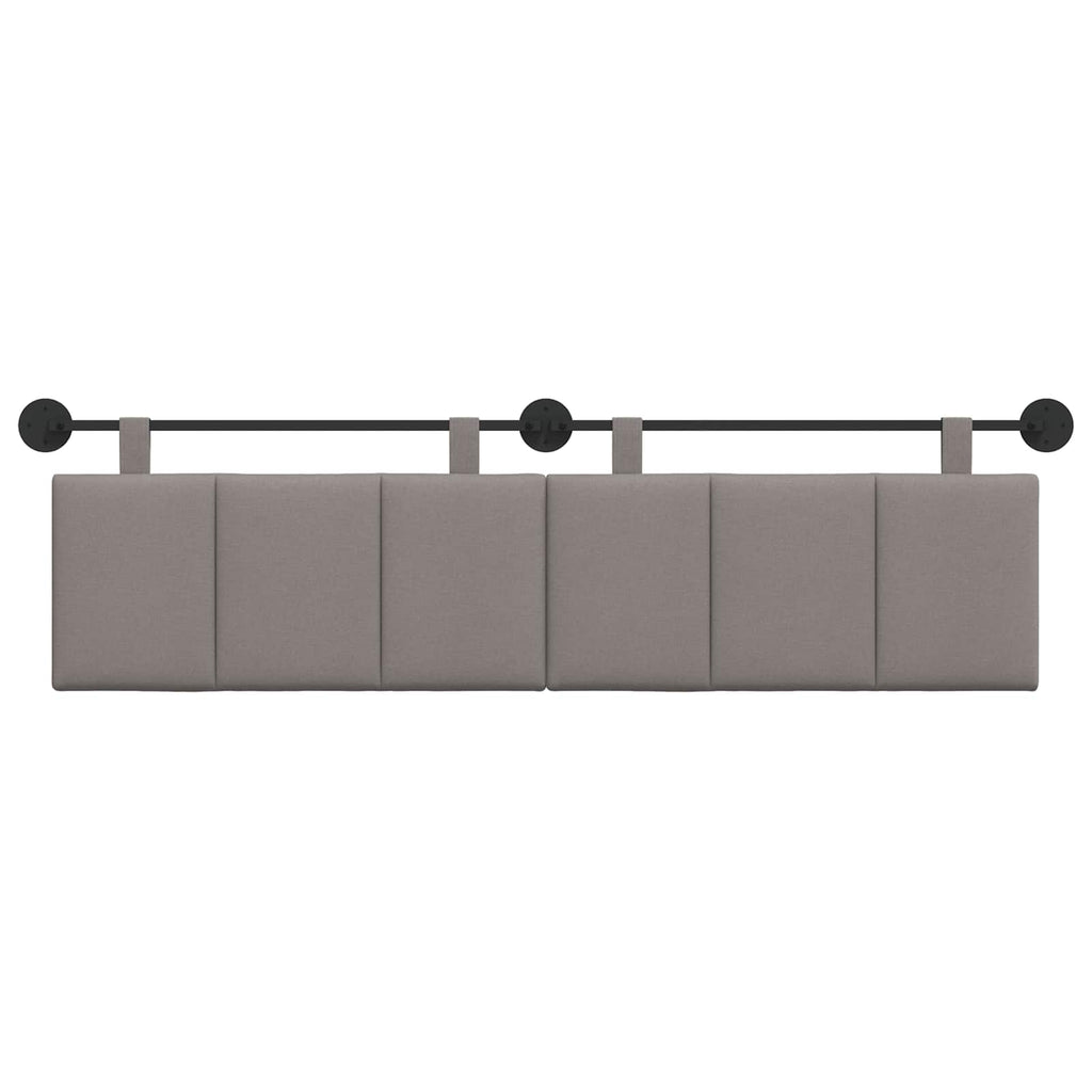 Hängendes Kopfteil Taupe Stoff