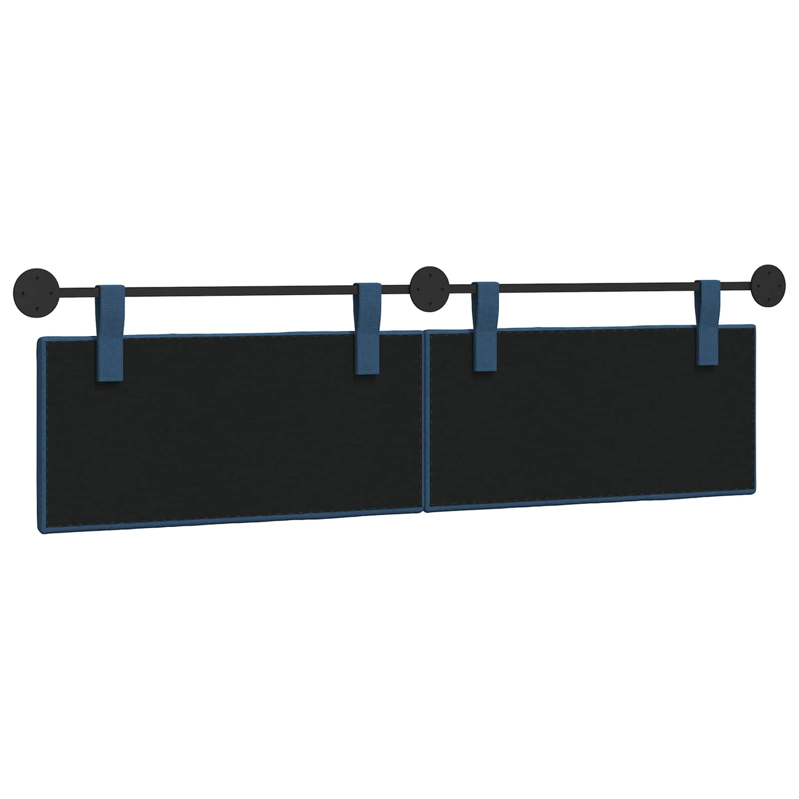 Hängendes Kopfteil Blau Stoff