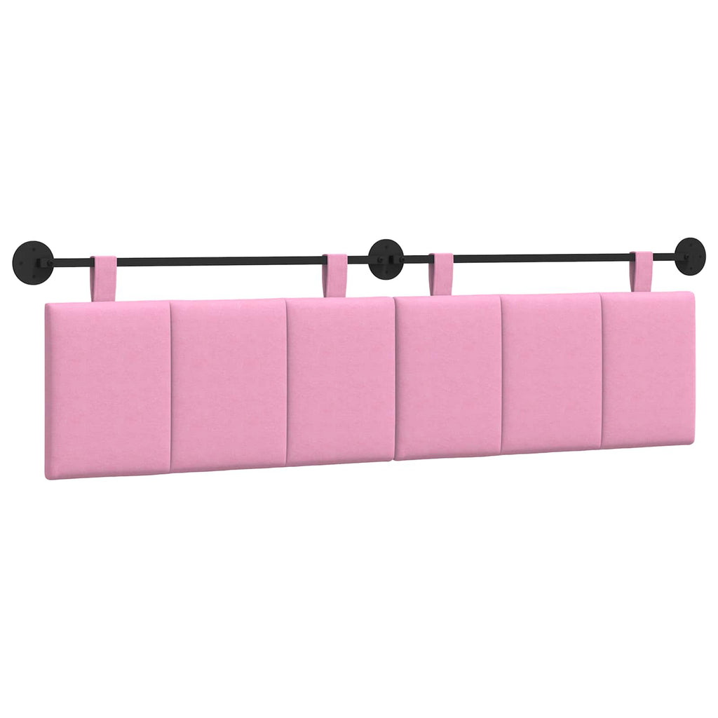 Hängendes Kopfteil Rosa Stoff