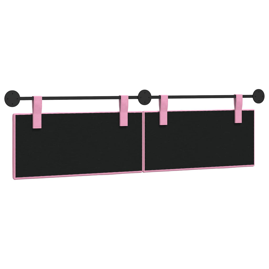 Hängendes Kopfteil Rosa Stoff