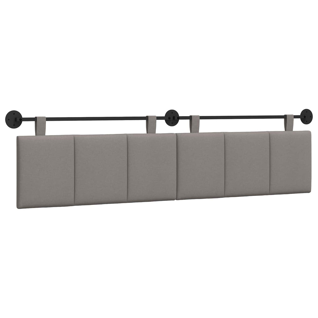 Hängendes Kopfteil Taupe Stoff