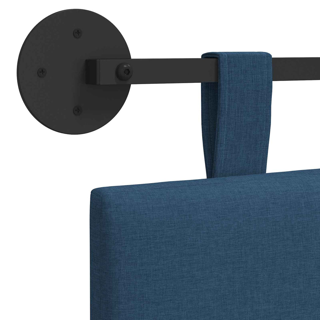 Hängendes Kopfteil Blau Stoff