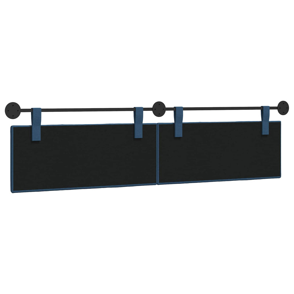 Hängendes Kopfteil Blau Stoff