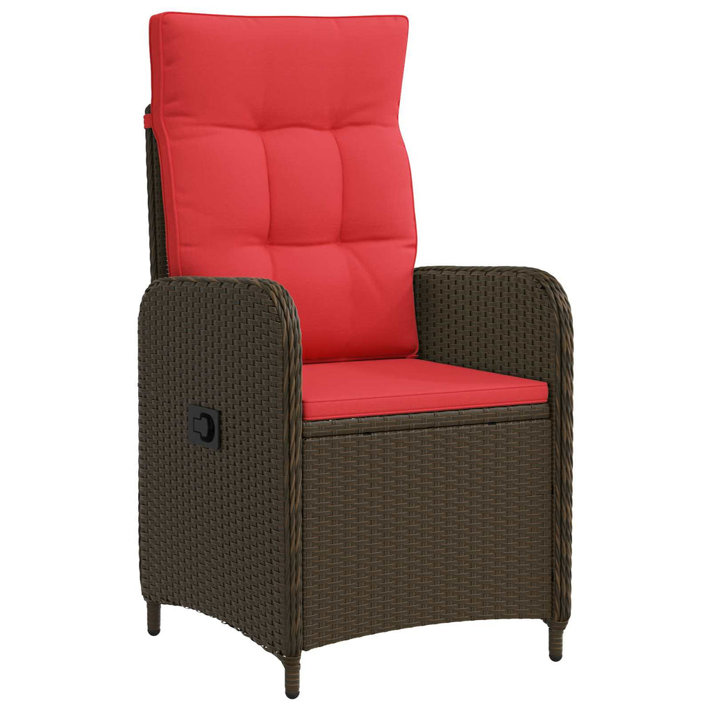Outdoortisch-Set 7 pcs Poly-Rattan