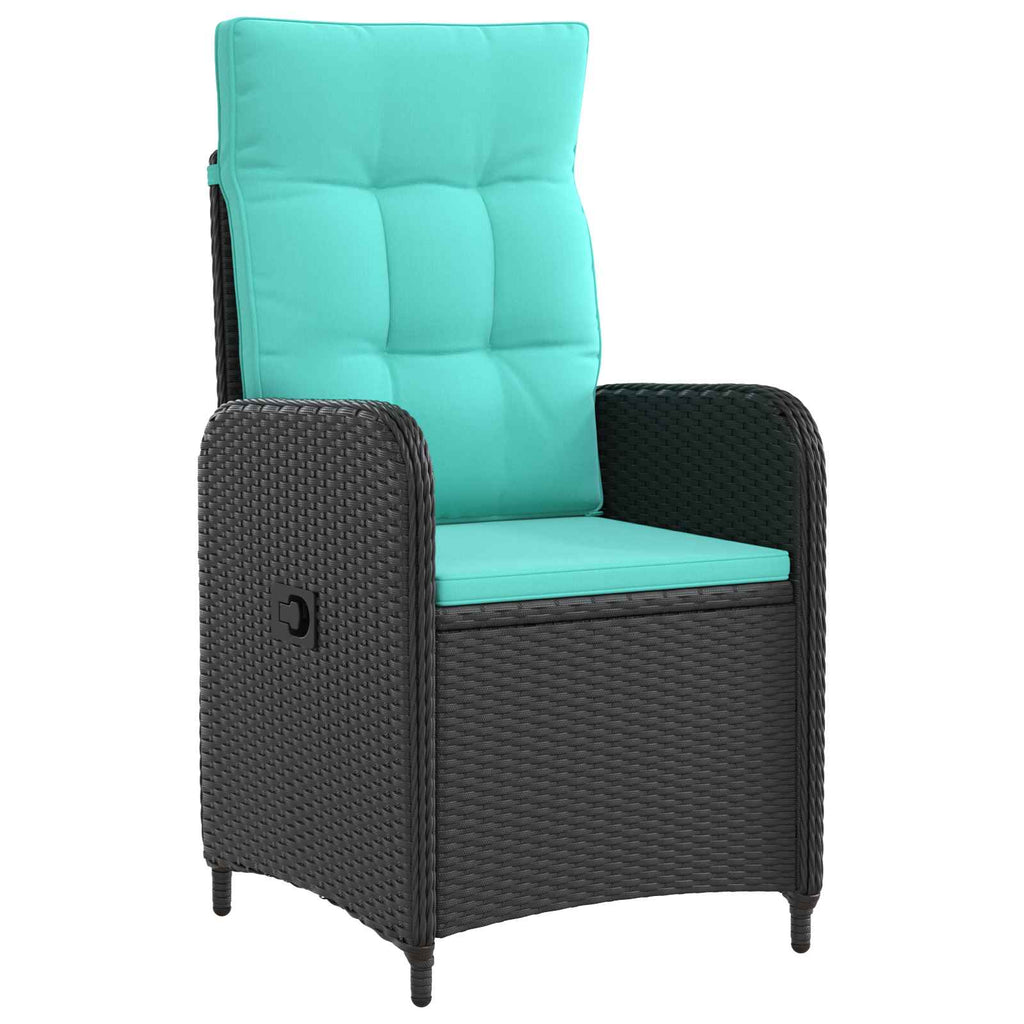 Outdoortisch-Set 3 pcs Poly-Rattan