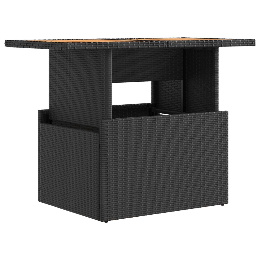 Outdoortisch-Set 5 pcs Poly-Rattan