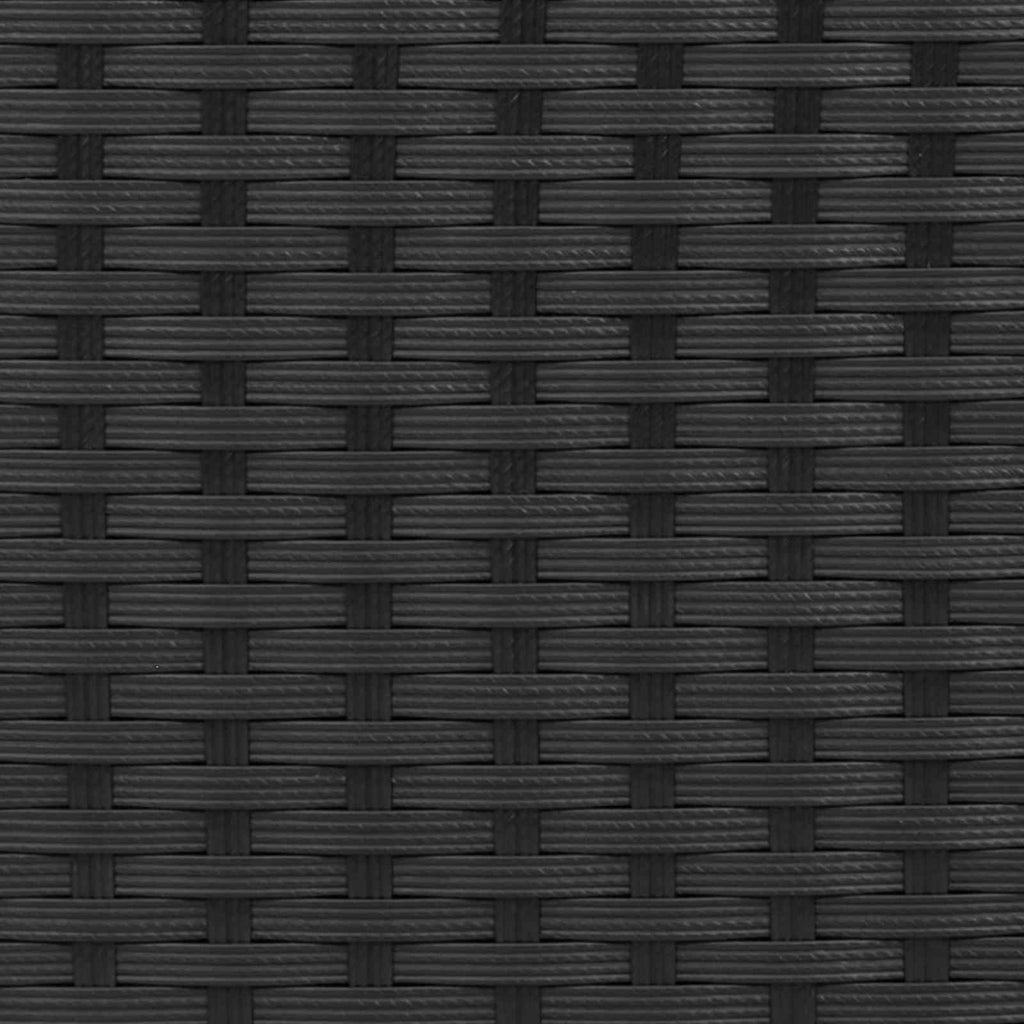 Outdoortisch-Set 5 pcs Poly-Rattan
