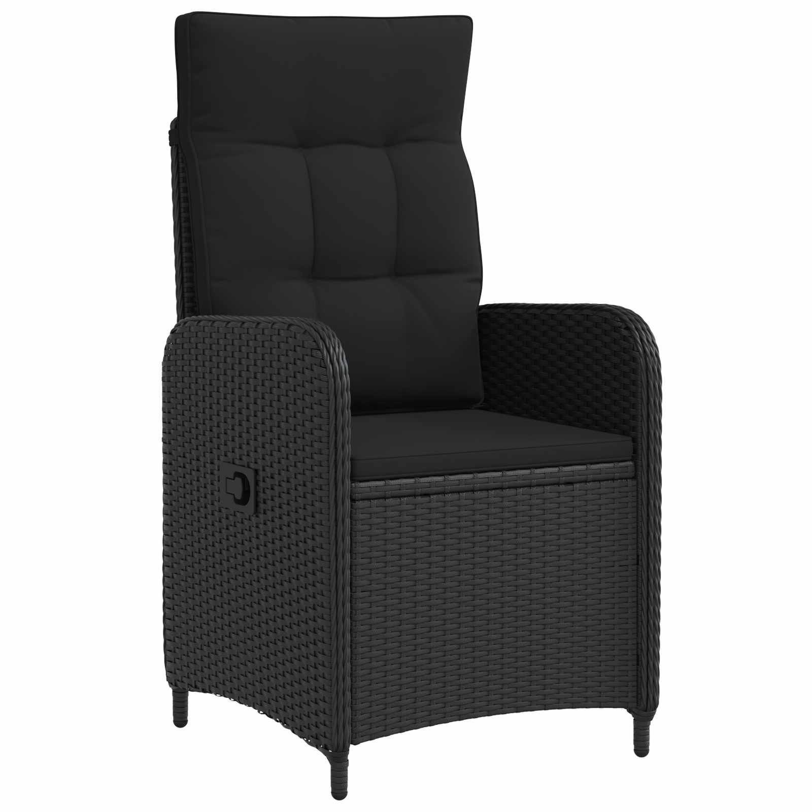 Sofa-Tischset mit Kissen mit Kissen 5 pcs Schwarz