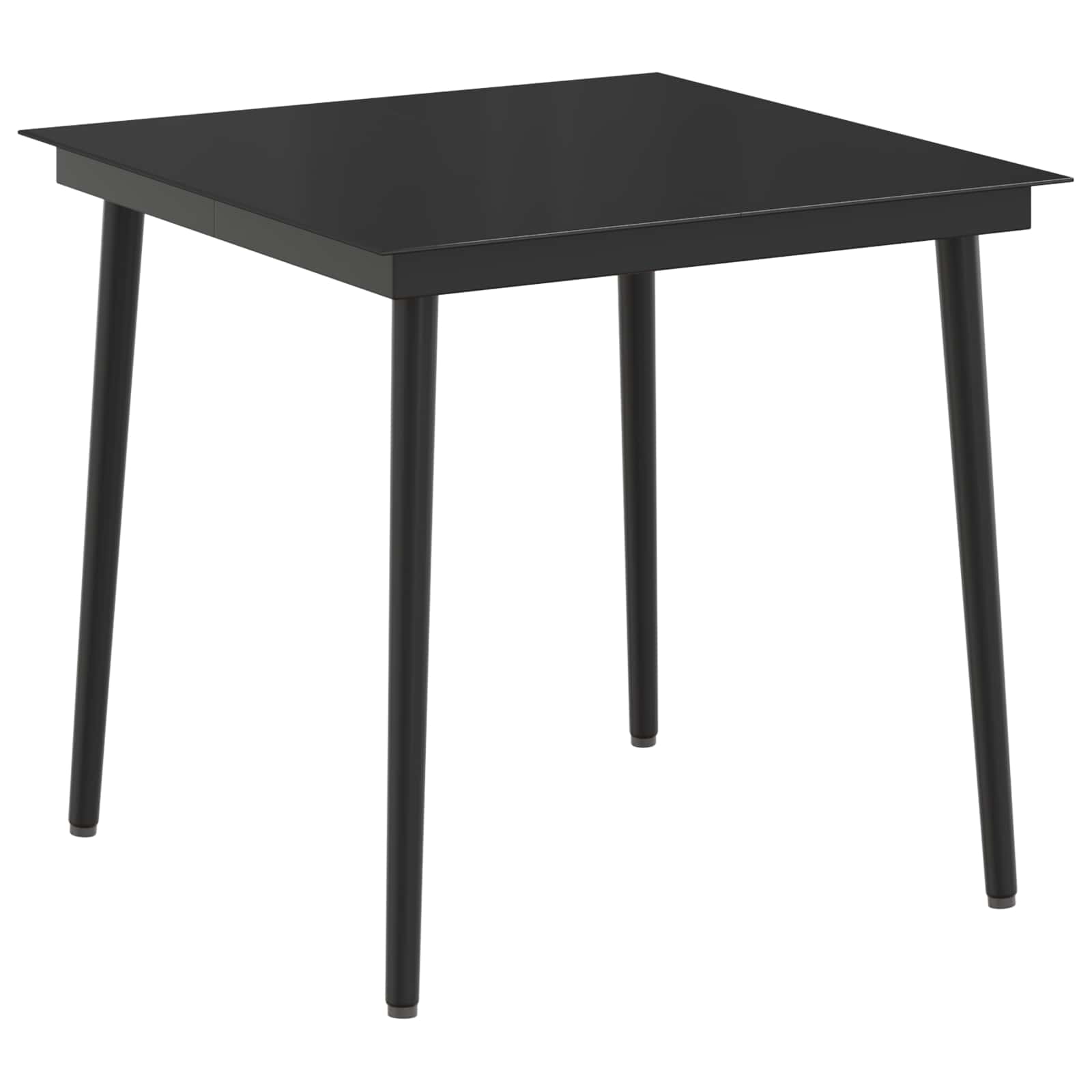 Sofa-Tischset mit Kissen mit Kissen 3 pcs Schwarz und Cremeweiß