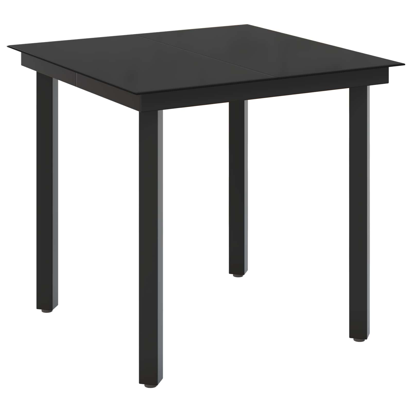 Sofa-Tischset mit Kissen mit Kissen 3 pcs Schwarz und Cremeweiß