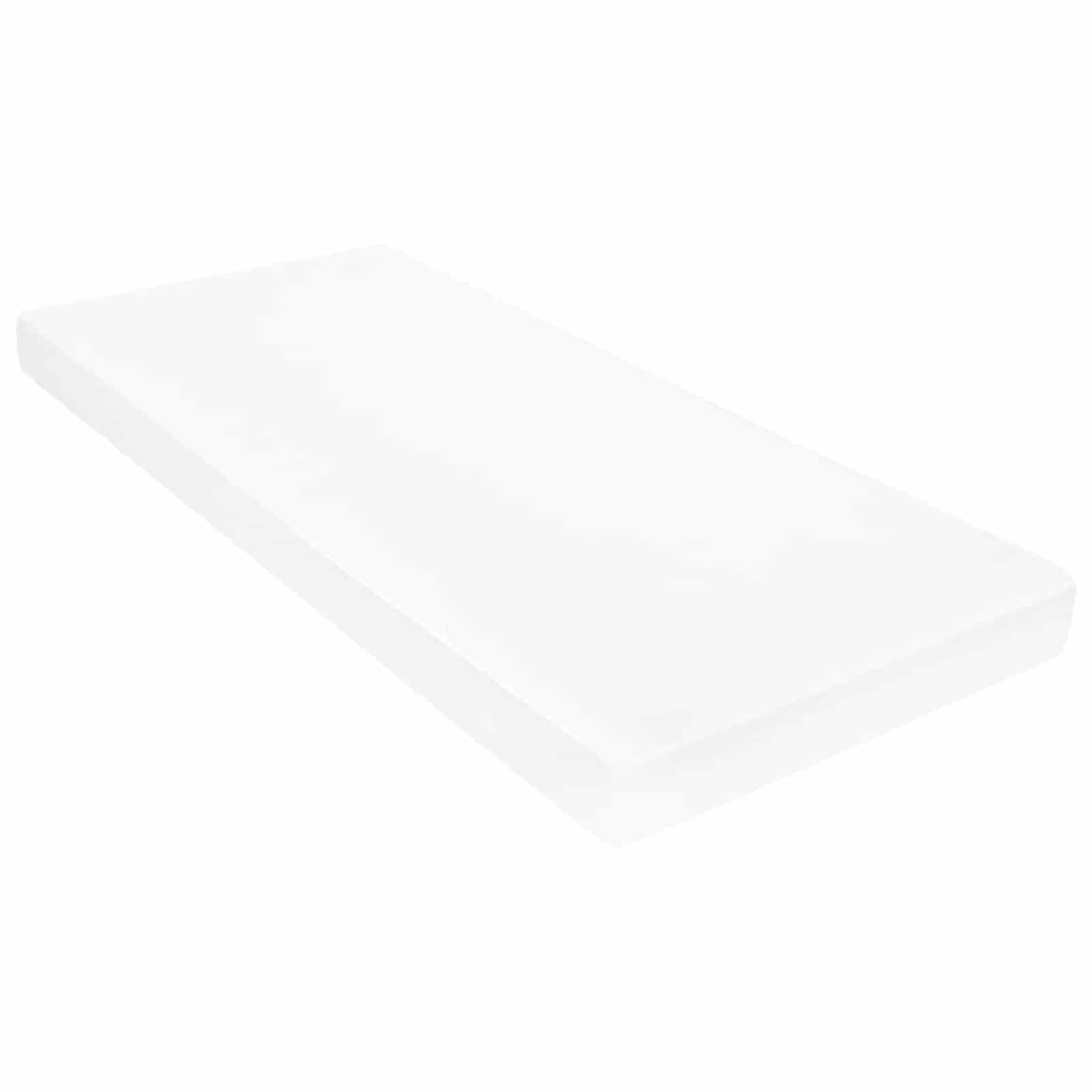 Tag-Bett mit Matratze Wachsbraun und Weiß 90 x 200 cm