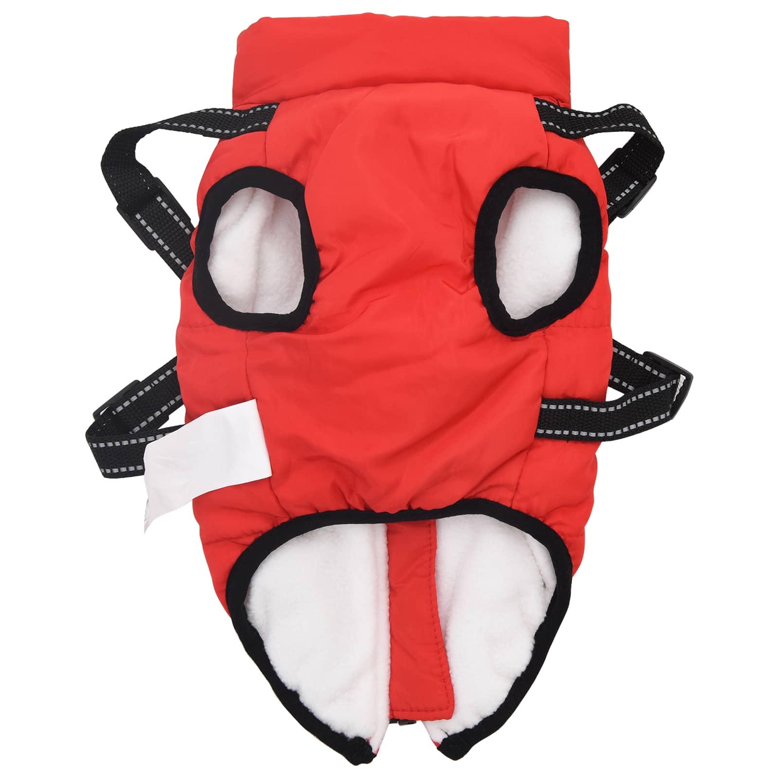 Hundemantel Rot L24 Fleece und Polyester