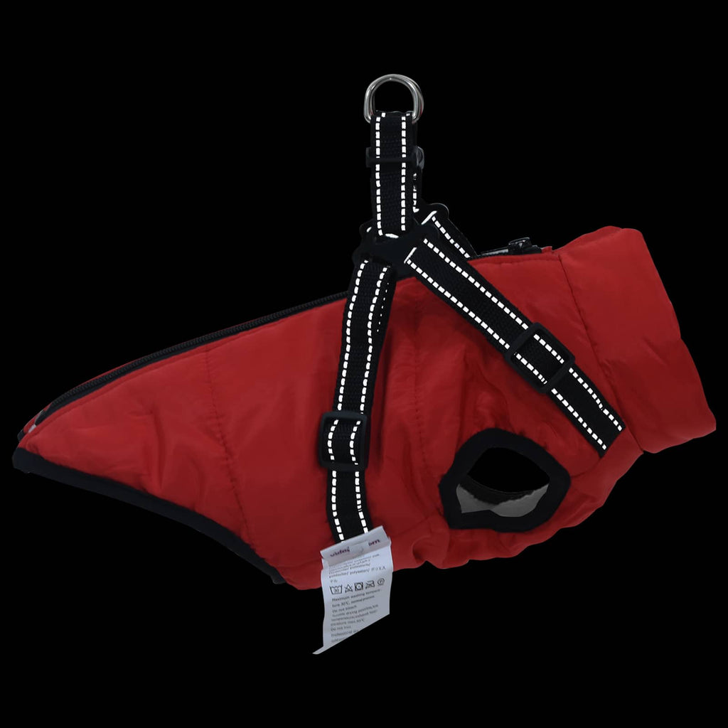 Hundemantel Rot L40 Fleece und Polyester