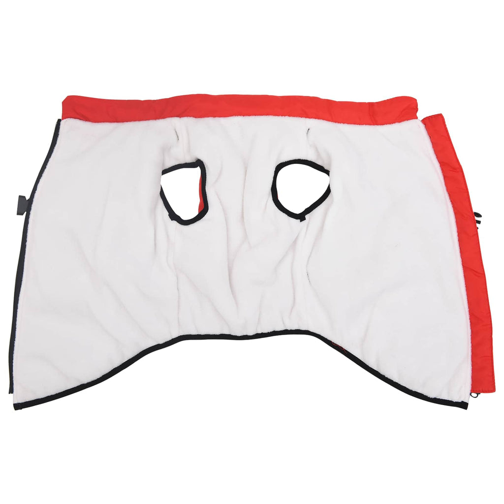 Hundemantel Rot L68 Fleece und Polyester