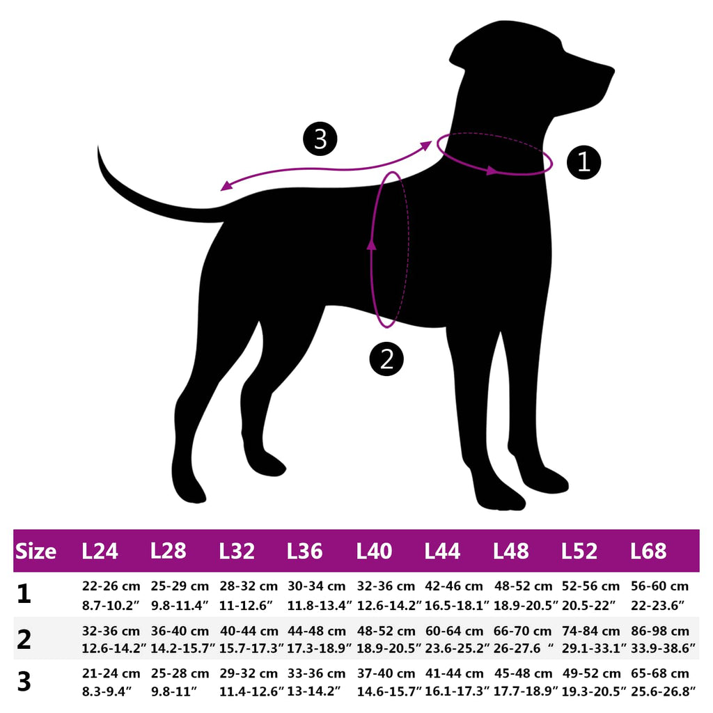 Hundemantel Lila L28 Fleece und Polyester