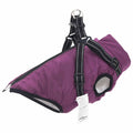 Hundemantel Lila L32 Fleece und Polyester
