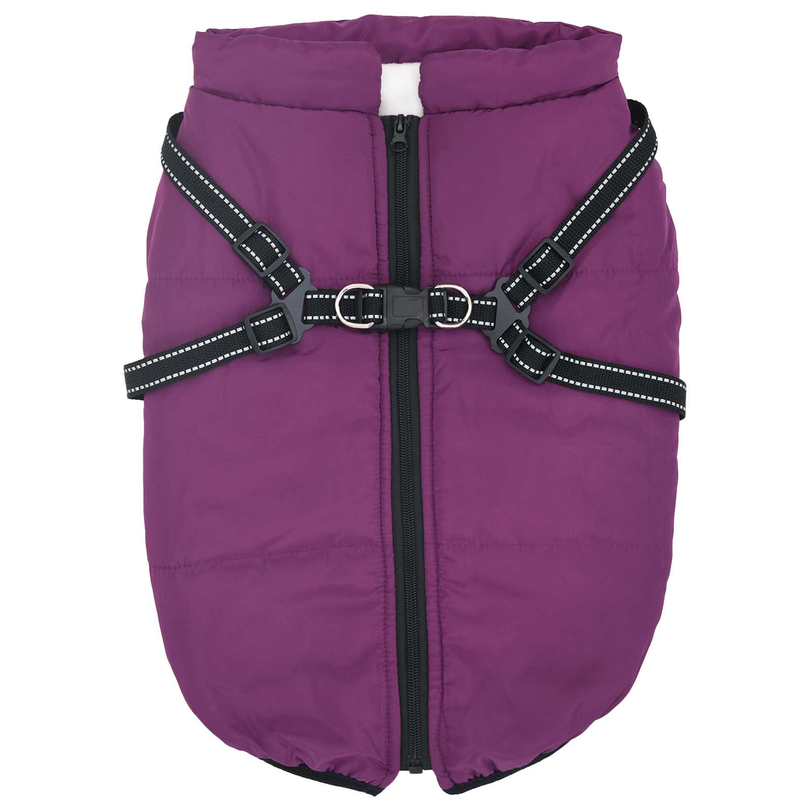 Hundemantel Lila L48 Fleece und Polyester