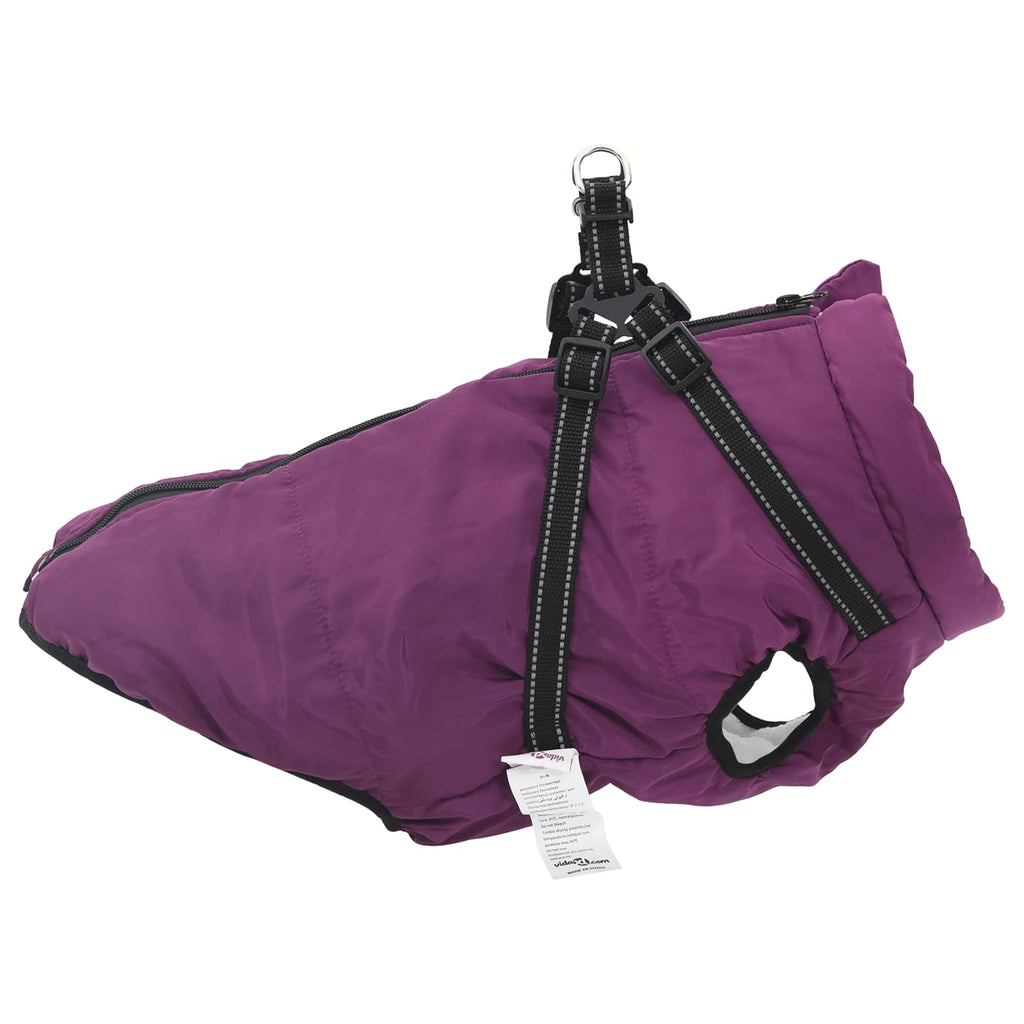 Hundemantel Lila L48 Fleece und Polyester