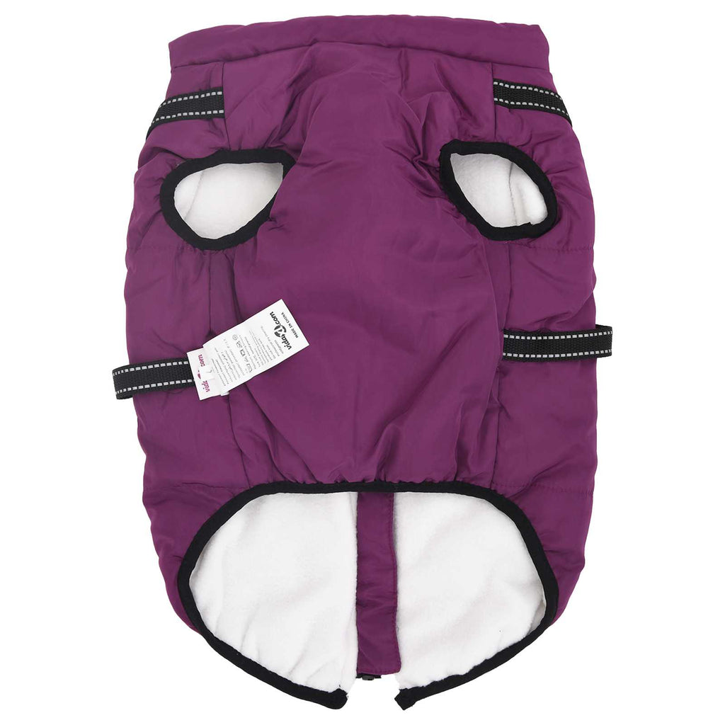 Hundemantel Lila L52 Fleece und Polyester