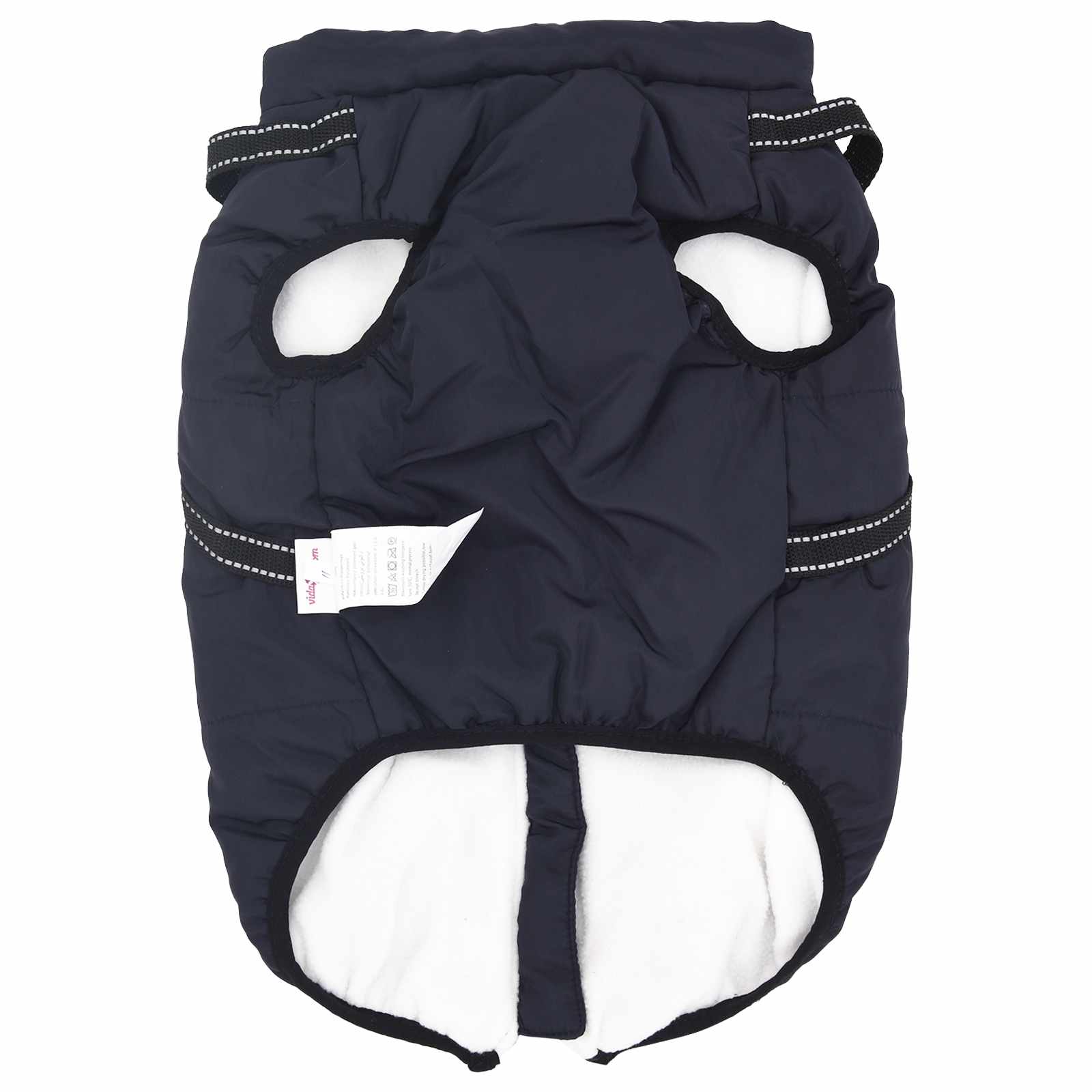 Hundemantel Marineblau L44 Fleece und Polyester