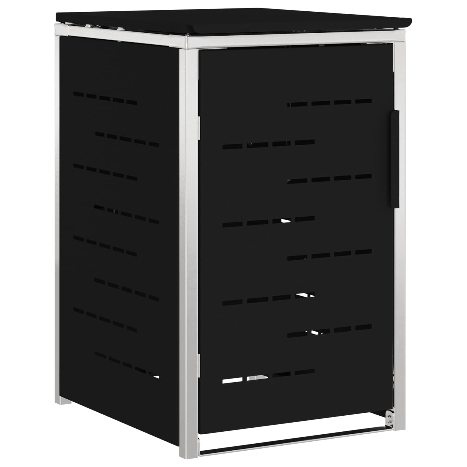 Mülltonnenbox for 1 Bin 240L Schwarz