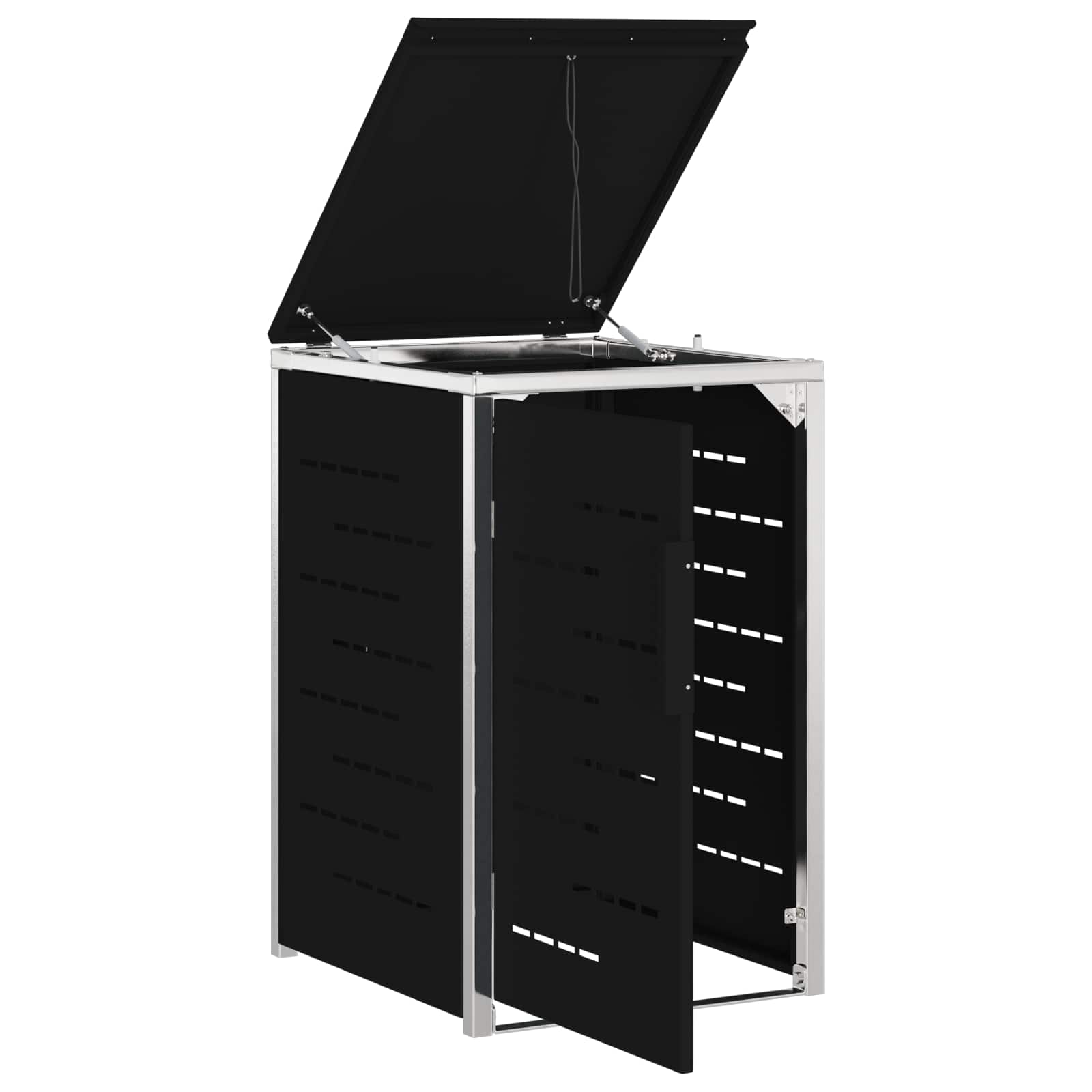 Mülltonnenbox for 1 Bin 240L Schwarz