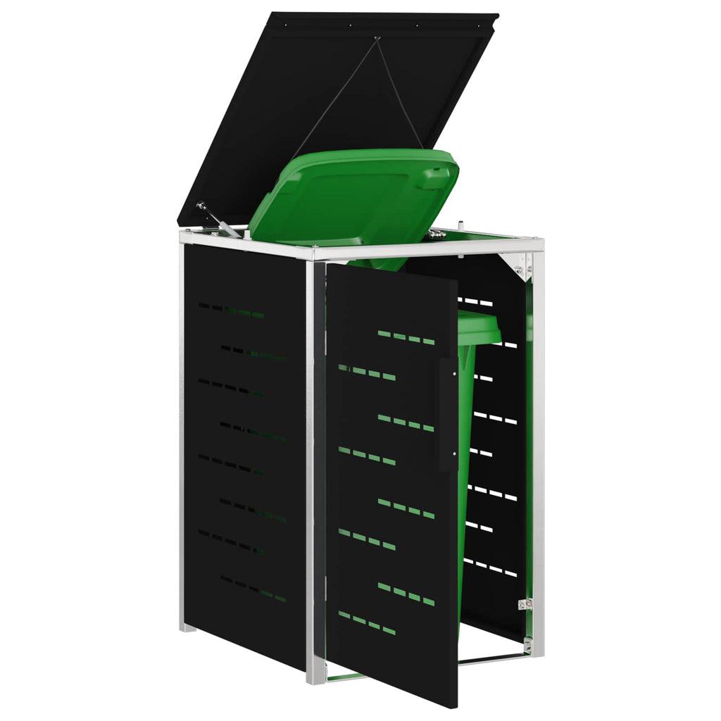Mülltonnenbox for 1 Bin 240L Schwarz