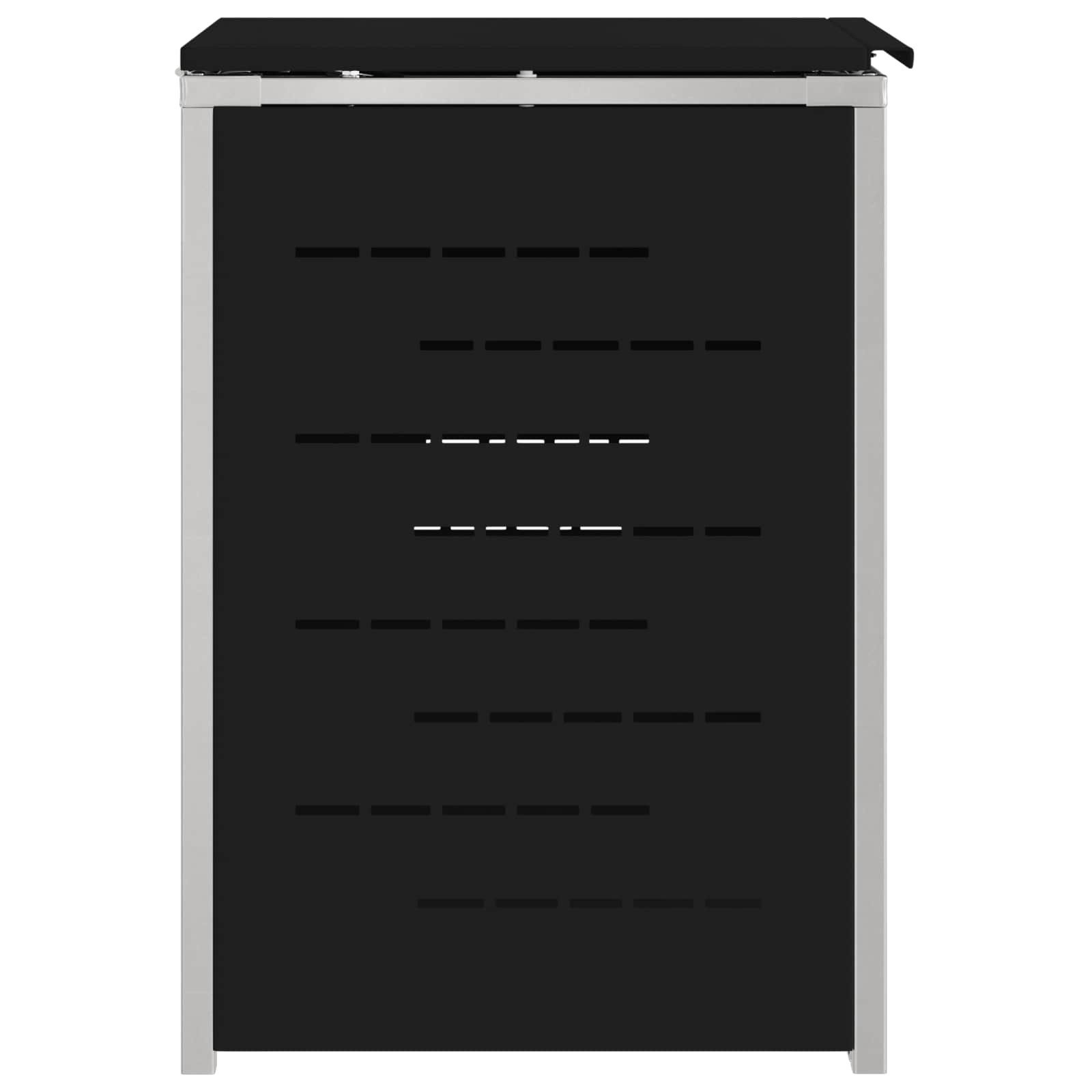 Mülltonnenbox for 1 Bin 240L Schwarz