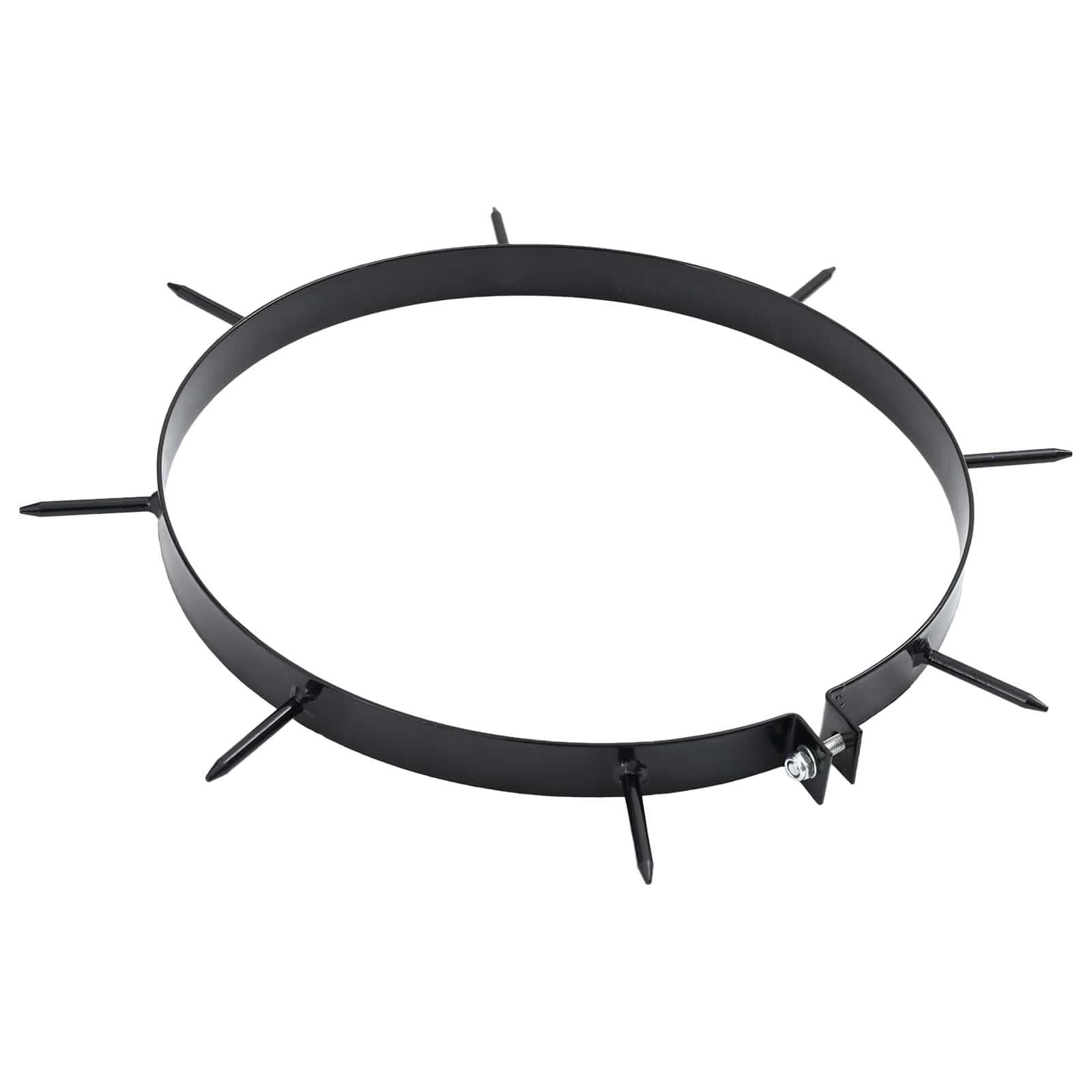 Rasen-Aerator-Klemme mit Spikes 5 pcs Schwarz Ø 320 mm Eisen