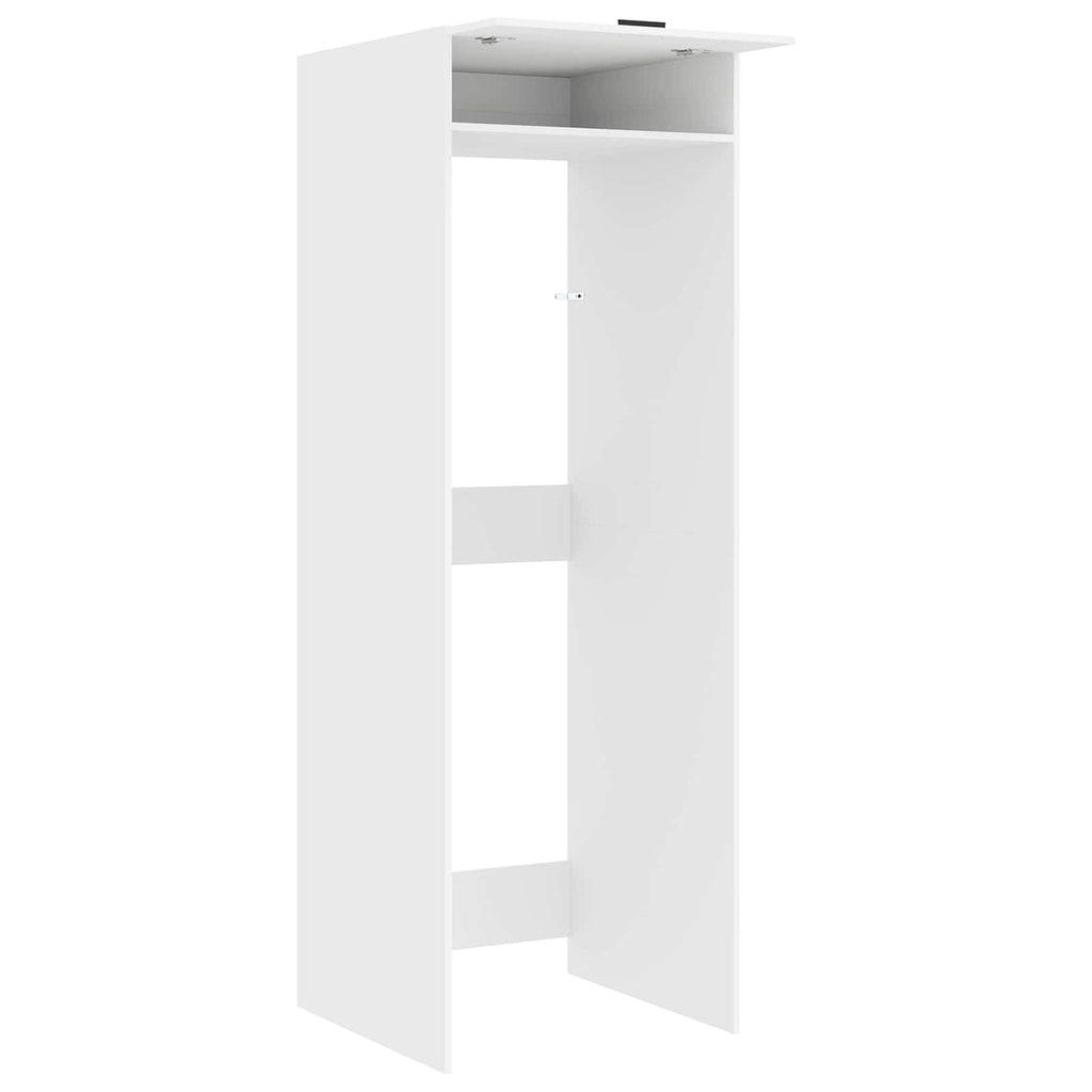 Waschmaschinen-Schrank Weiß 67,5 x 68 x 200 cm Holzwerkstoff