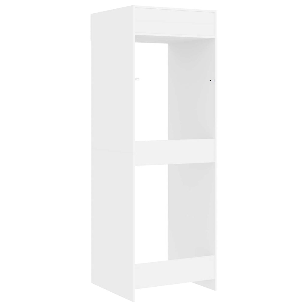 Waschmaschinen-Schrank Weiß 67,5 x 68 x 200 cm Holzwerkstoff