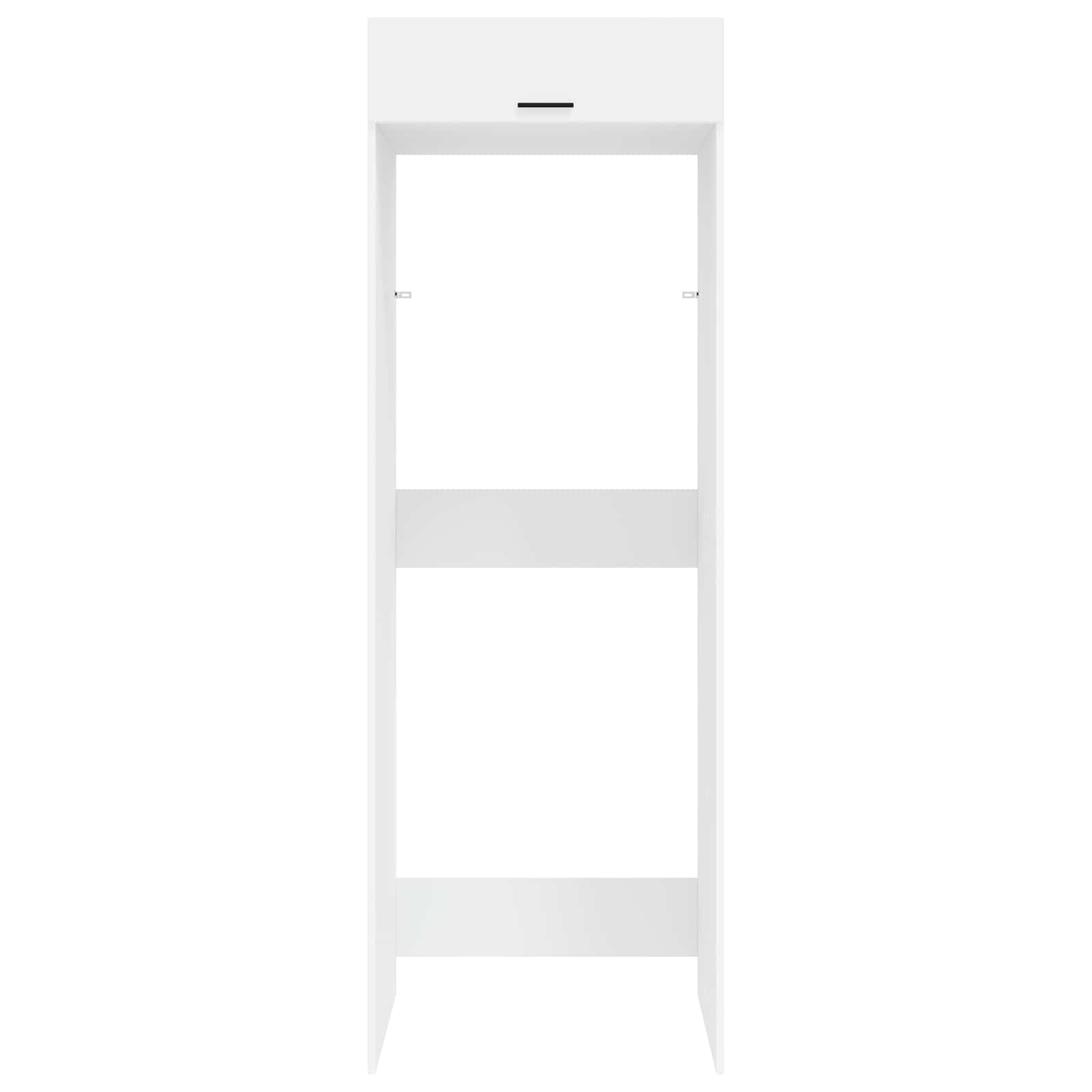 Waschmaschinen-Schrank Weiß 67,5 x 68 x 200 cm Holzwerkstoff