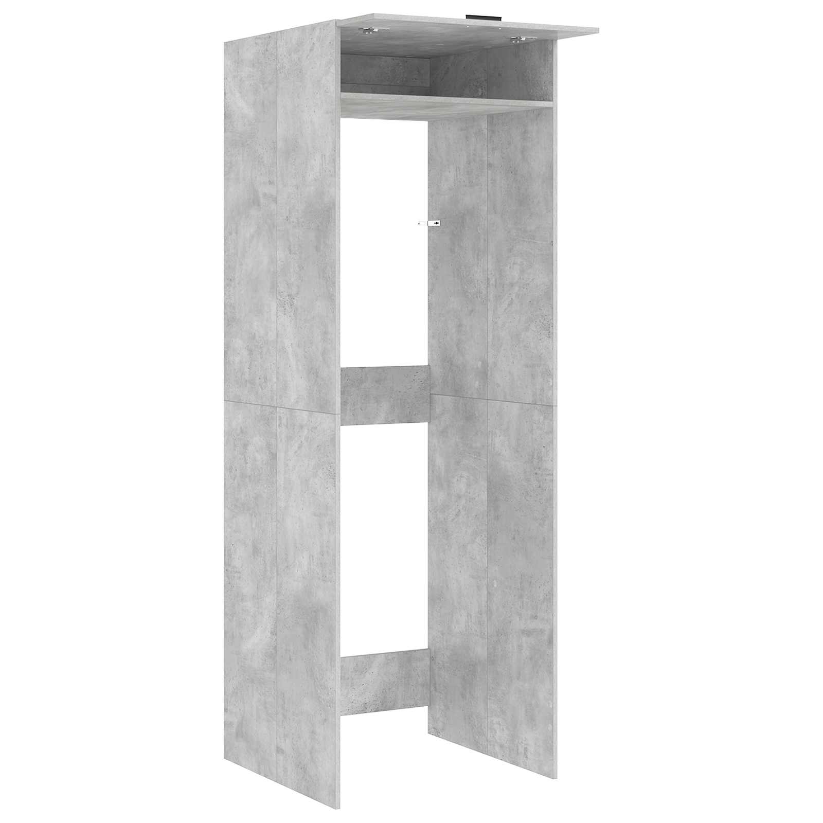 Waschmaschinen-Schrank Beton 67,5 x 68 x 200 cm Holzwerkstoff