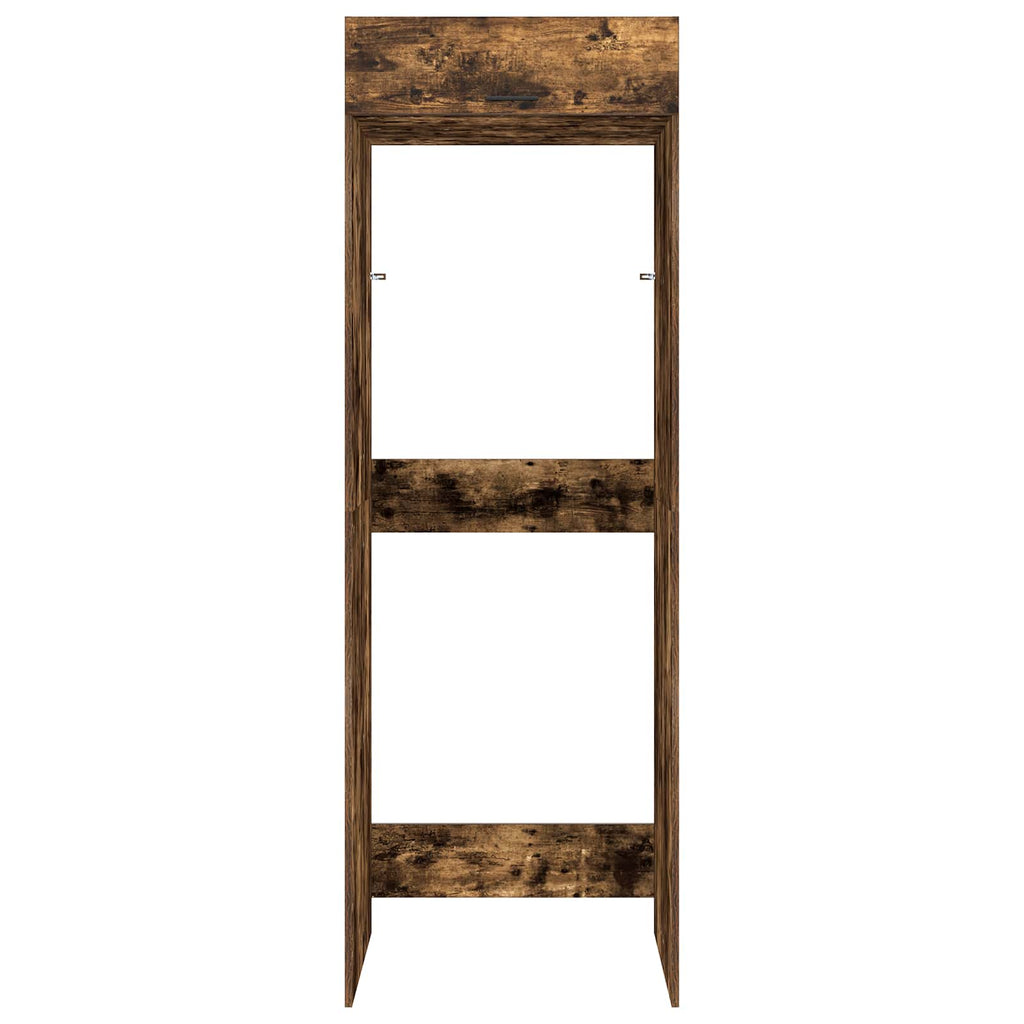 Waschmaschinen-Schrank Geräucherte Eiche 67,5 x 68 x 200 cm
