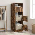 Wäscheschrank Geräucherte Eiche 50 x 68 x 162 cm Holzwerkstoff