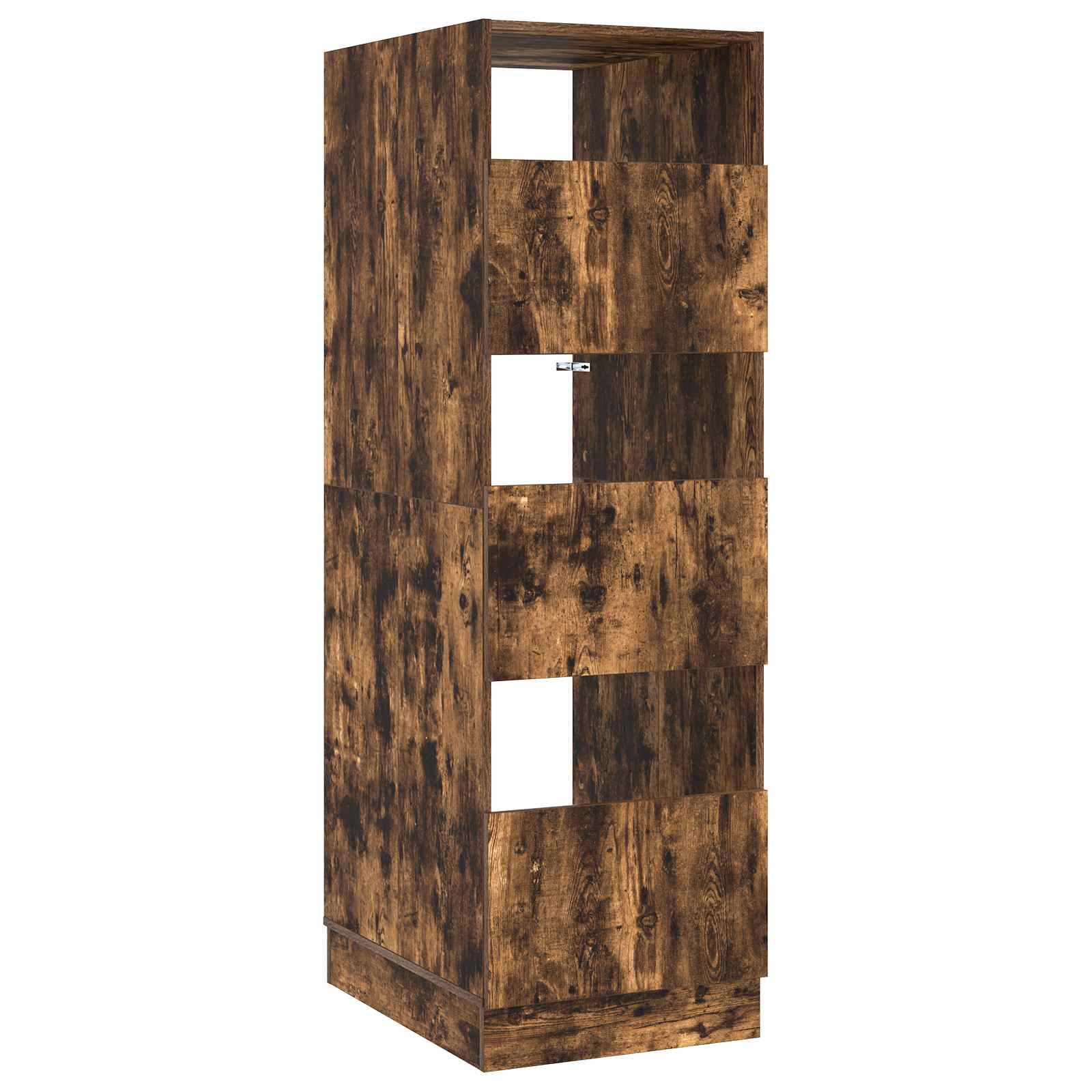 Wäscheschrank Geräucherte Eiche 50 x 68 x 162 cm Holzwerkstoff