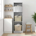 Wäscheschrank Graues Sonoma 50 x 68 x 162 cm Holzwerkstoff