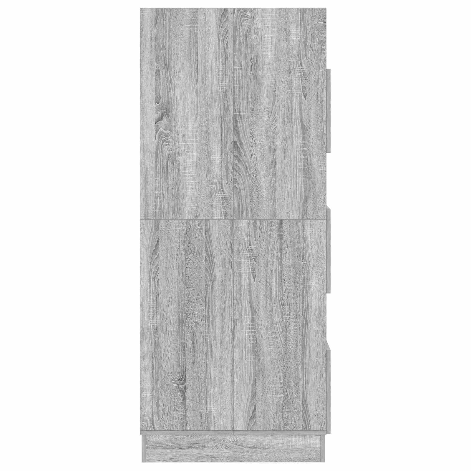 Wäscheschrank Graues Sonoma 50 x 68 x 162 cm Holzwerkstoff