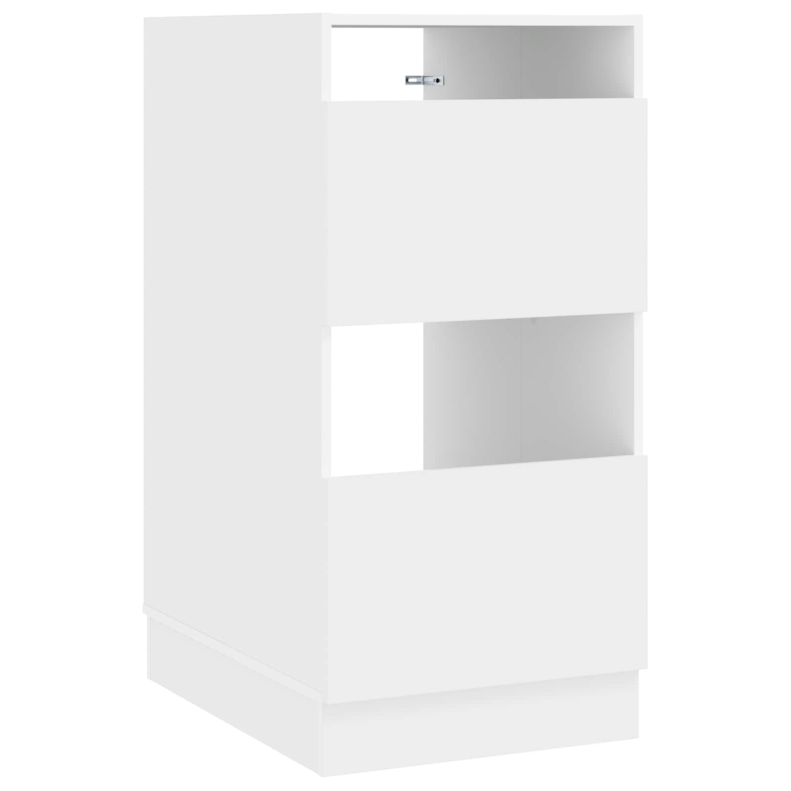 Wäscheschrank mit Speicher Weiß 50 x 68 x 102 cm Holzwerkstoff