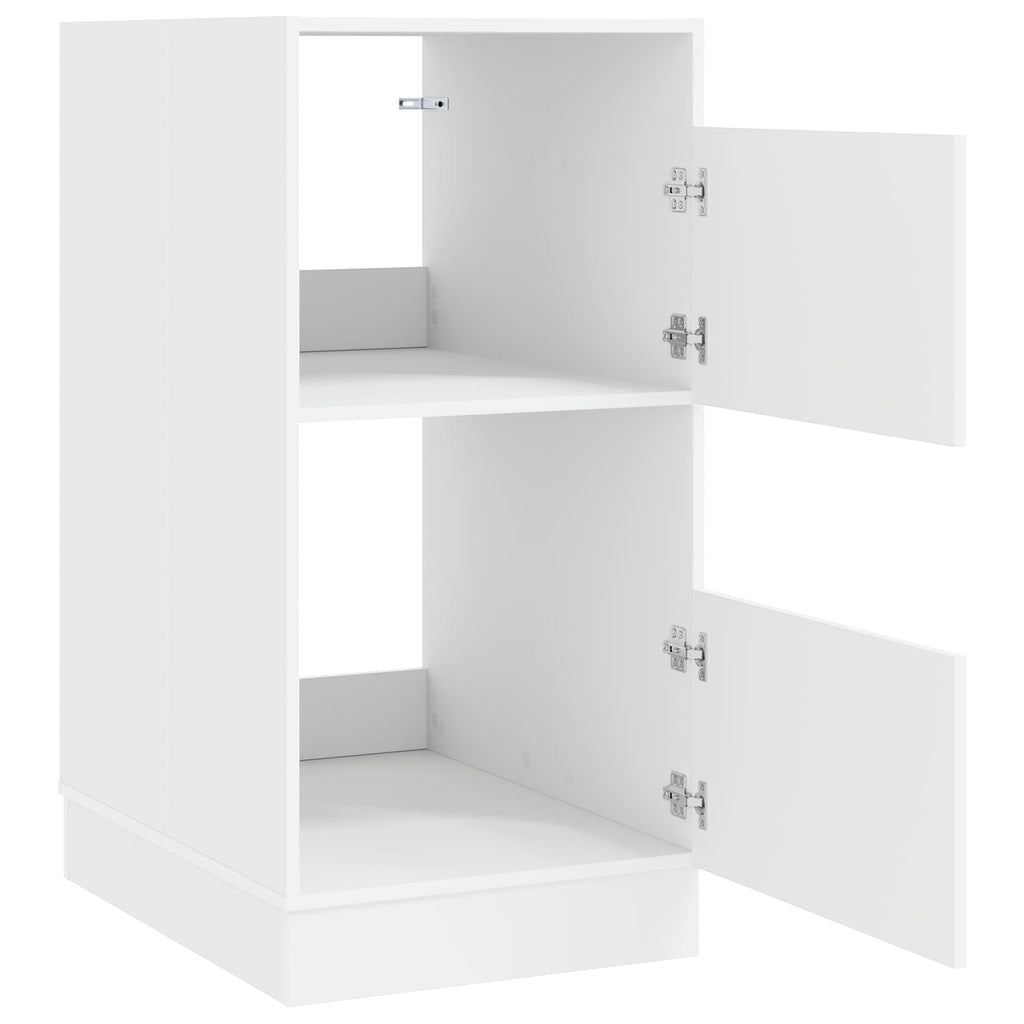 Wäscheschrank mit Speicher Weiß 50 x 68 x 102 cm Holzwerkstoff